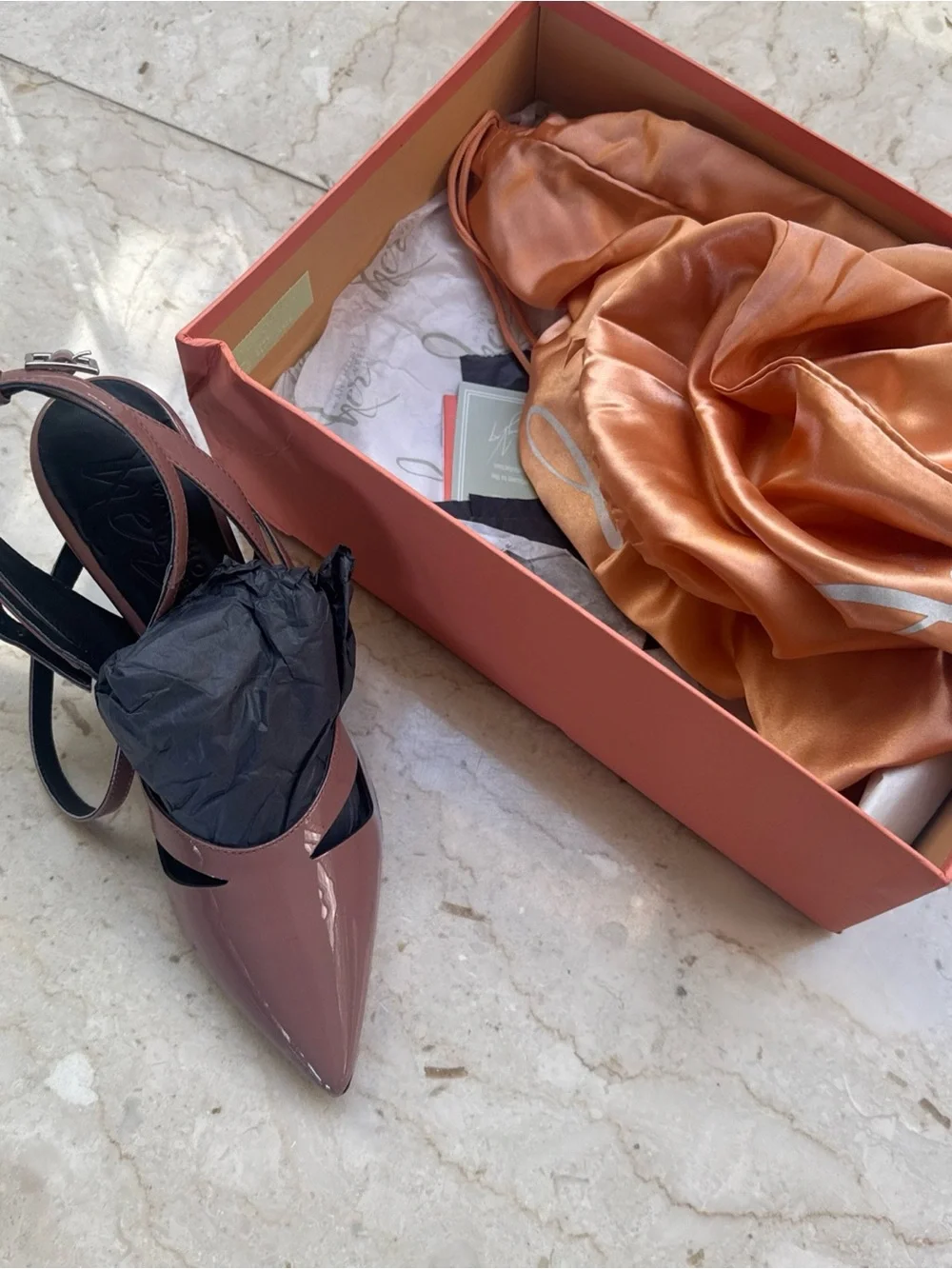 Patent Pointed-Toe Strappy Pump in Mauve - Women's Dress Heels